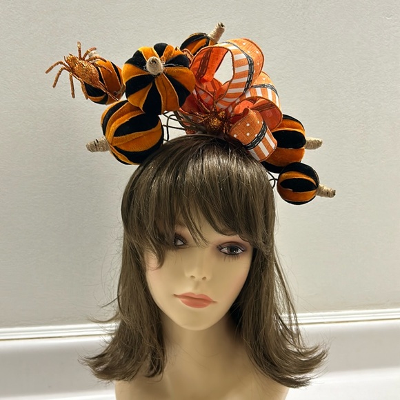 Halloween fascinator headband handmade - Picture 1 of 6